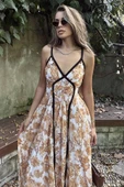 Biyeli Elbise - Taş - 2