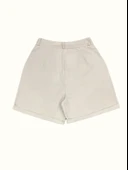 Slim Fit Duble Paça Gabardin Şort %100 Pamuk - 4