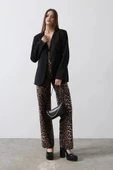 Önü Bağlamalı Blazer Ceket - Siyah - 2