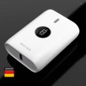 Woyax by Deji Powerbank 10000 mAh 22.5W Hızlı Taşınabilir Şarj Cihazı - Beyaz thumbnail 1