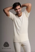 Hasyün 1000 Erkek %100 Yün Kısa Kollu Fanila - 1
