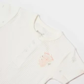 Koala Jungle Kısa Kol Bebek Body Pembe - 3