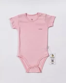 Basic Kısa Kol Body Pembe - 1