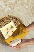 Salvia Dione Bambu Kese Banyo Lifi Doğal Peeling, Derin Temizlik, Spa Masaj Etkili Vücut ve Yüz Scrub Kesesi Cilt Bakım Lifi - 1