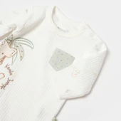 Koala Jungle Uzun Kol Bebek Body  Mint - 3
