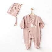 Cute Bear Bebek Tulum Takım Rose - 1
