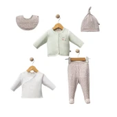 Fall Floral 5 Parça Hastane Çıkışı Green - 1