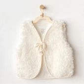 Basic Bebe Yelek Ekru - 1