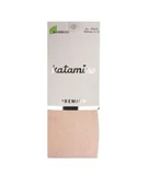 Bebek Bambu Külotlu Çorap Pudra - 1