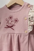 Baby Vintage Rose Zıbın Takım  Gül Kurusu - 2