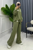 Mint Klasik Fitilli Kazak Ve Pantolon Takım - 2