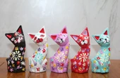 Ahşap 5'li Kedi Seti Polos:7 - 1
