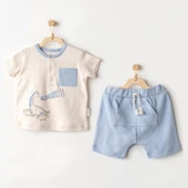 Andywawa Ac25915 Dino 2'li Bebek Takım Blue - 1