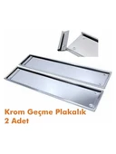 Paslanmaz Krom Plakalik Ince Geçme (2ADET) - 1
