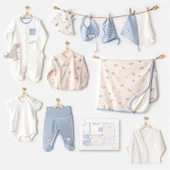 Andywawa Ac25911 Newborn Set Dino 10'lu Hastane Çıkışı Beige - 1