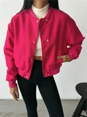 BOMBER MONT CYRUS KUMAŞ - Fuşya - 2