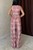 Kırmızı Pullu Yelek Ve Pantolon Takım - 4