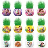 Pırıl Karakterli Çim Adam 5 Adet Balon Hediyelik Balon - 1