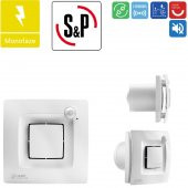 Soler & Palau Silent Dual 100 Banyo Wc Sensörlü Egzoz Ortam Havalandırma Fanı Tasarruflu AGMair sp agm - 1