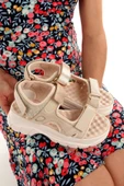 Bernis Krem Rose Hafif Cırtlı Masaj Taban Spor Sandalet - 1