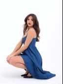 7143 KOT ELBİSE-MAVİ - 5
