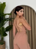 Darcy Sırt Dekolteli Tulum - 1