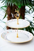 Acar 7732 Livaldi Katlı Kurabiyelik Tabağı 27x21 Cm - 1