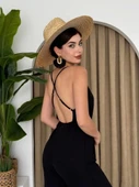 Darcy Sırt Dekolteli Tulum - 1