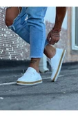 015 Beyaz Erkek Casual Ayakkabı - 4