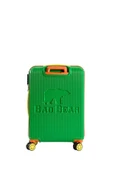 Bad Bear Logo Suitcase 23.01.80.002Y Yeşil Orta Boy Valiz 64LT thumbnail 4