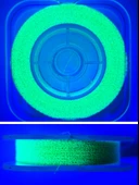 Eagenset Ultraviyole UV Neon Sarı Damla Kristal Sedef Çapari Simi Makarada - 2