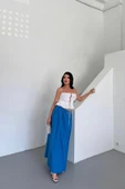 ETEK ŞANEL BOY SOFT KUMAŞ - Saks - 1