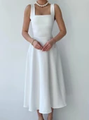 Neapolitan Askılı Elbise - 2
