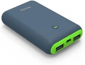 S-Link IP-S75 7500mAh Powerbank Gri/Yeşil Taşınabilir Pil Şarj Cihazı - 1
