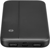 S-link Ip-G10N 10000Mah Micro+Type C Girişli Powerbank Siyah Taşınabilir Pil Şarj Cihazı thumbnail 2