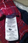 Senfoni Erkek Modal Bisiklet Yaka Kısa Kol Pijama Takımı 10354 -  1 Adet  XL Lacivert - 4