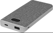 S-link IP-G10RW 10000mAh Kablosuz USB+Type-C+Micro Gri LCD Ekranlı Taşınabilir Pil Şarj Cihazı - 1