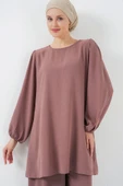 Ayrobin Tunik Pantolon Alt Üst Takım 6712 - Gül Kurusu - 3