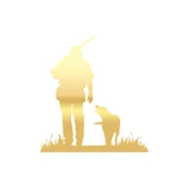 Slah Tutan İnek Araba Sticker 17x17 Cm Gold - 1