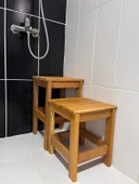 Kayın ahşap banyo taburesi 37cm - 4