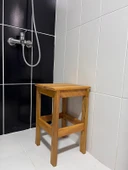 Kayın ahşap banyo taburesi 37cm - 1
