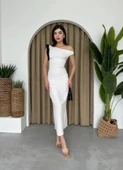 Jovani Omuz Detaylı Elbise - 2