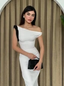 Jovani Omuz Detaylı Elbise - 1