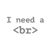 İ need BR Sticker 17x17 Cm Gri - 1