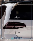 Ritim Kamp Karavan Sticker 17x17 Cm Beyaz thumbnail 3