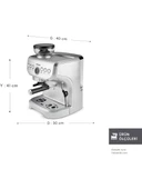 Karaca Coffee Art Barista Kahve Öğütücülü, Süt Köpürtücülü, 15 Bar Basınçlı Espresso, Latte, Cappuccino, Americano Makinesi 2 Lt - 2