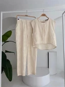 Shalina Süzüne Nakışlı Crop Takım 9796-08 - 9