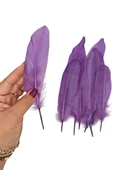 Mor Tüy El İşi Tüyleri, Okul Öncesi Etkinlik Tüy 10 Lu - 1 Paket - 1