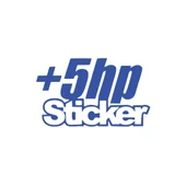 5 Hp Sticker 17x17 Cm Mavi - 1