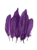 Mor Tüy El İşi Tüyleri, Okul Öncesi Etkinlik Tüy 10 Lu - 1 Paket - 2